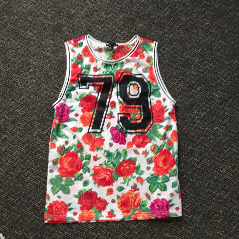 Floral jersey